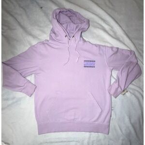 Quiksilver Purple Hoodie Pullover Long Sleeve Graphic Logo Sweatshirt